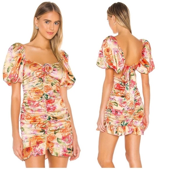 For Love & Lemons Versilla Mini Dress - Picture 1 of 13